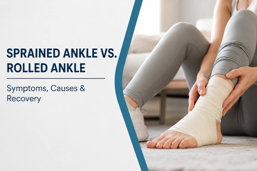 Sprained Ankle vs Rolled Ankle